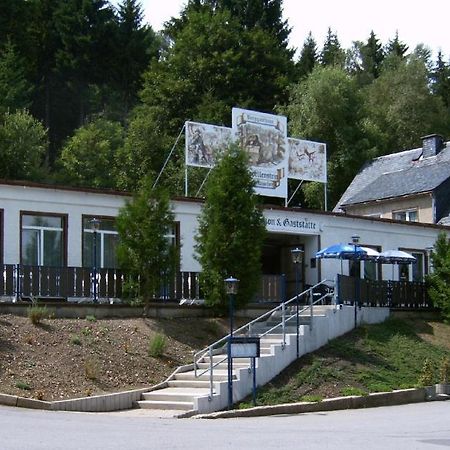 Pension Und Berggasthaus Kapellenstein Geyer Luaran gambar